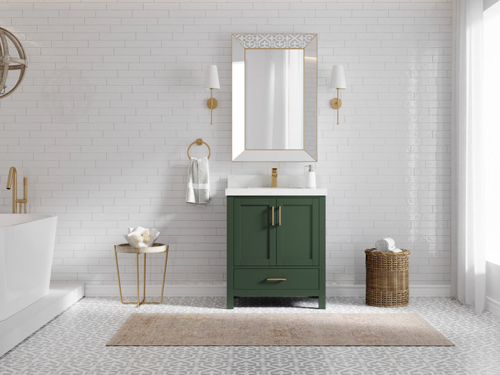 Malibu 30 in. W x 22 in. D Single Sink Bathroom Vanity - photo 4