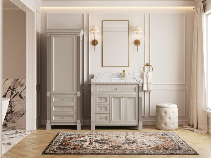 Paris 36 in. W x 22 in. D Right Offset Sink Bathroom Vanity - photo 4