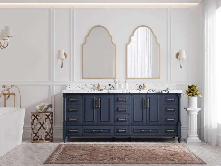 Aberdeen 80 in. W x 22 in. D Double Sink Bathroom Vanity - photo 4