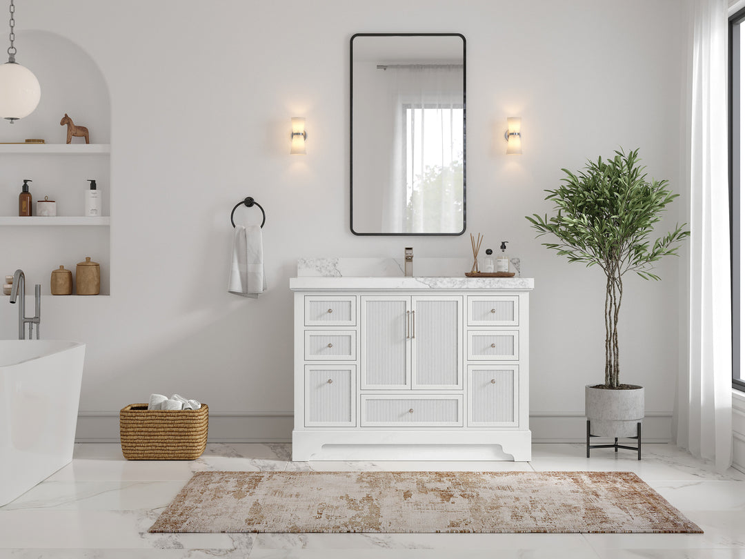 Alys 48 in. W x 22 in. D Single Sink Bathroom Vanity