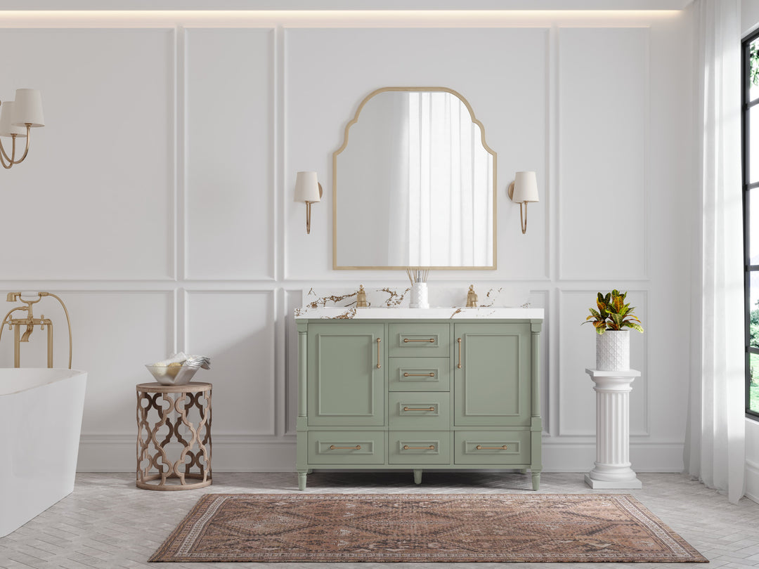 Aberdeen 48 in. W x 22 in. D Double Sink Bathroom Vanity