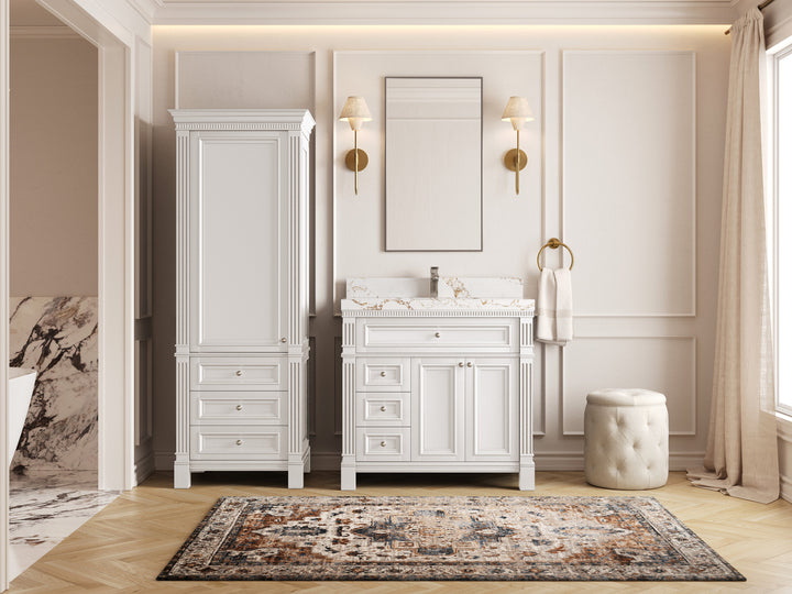 Paris 36 in. W x 22 in. D Center Sink Bathroom Vanity - photo 4