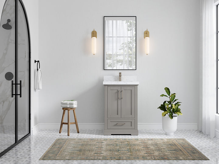 Boston 24 in. W x 22 in. D Single Sink Bathroom Vanity - photo 4