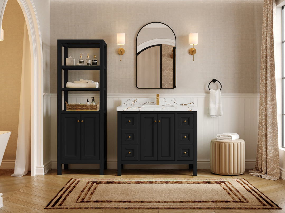 Nashville 42 in. W x 22 in. D Single Sink Bathroom Vanity