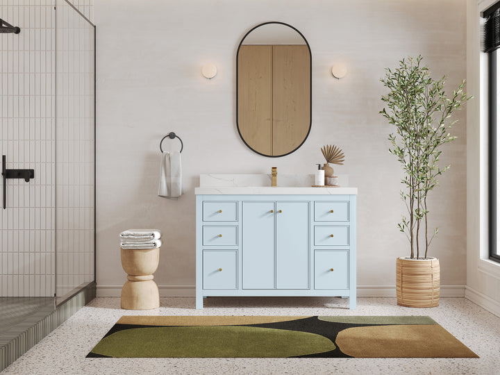 Chicago 48 in. W x 22 in. D Single Sink Bathroom Vanity - photo 4