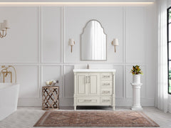Aberdeen 36 in. W x 22 in. D Left Offset Sink Bathroom Vanity - photo 4