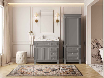 Paris 36 in. W x 22 in. D Left Offset Sink Bathroom Vanity