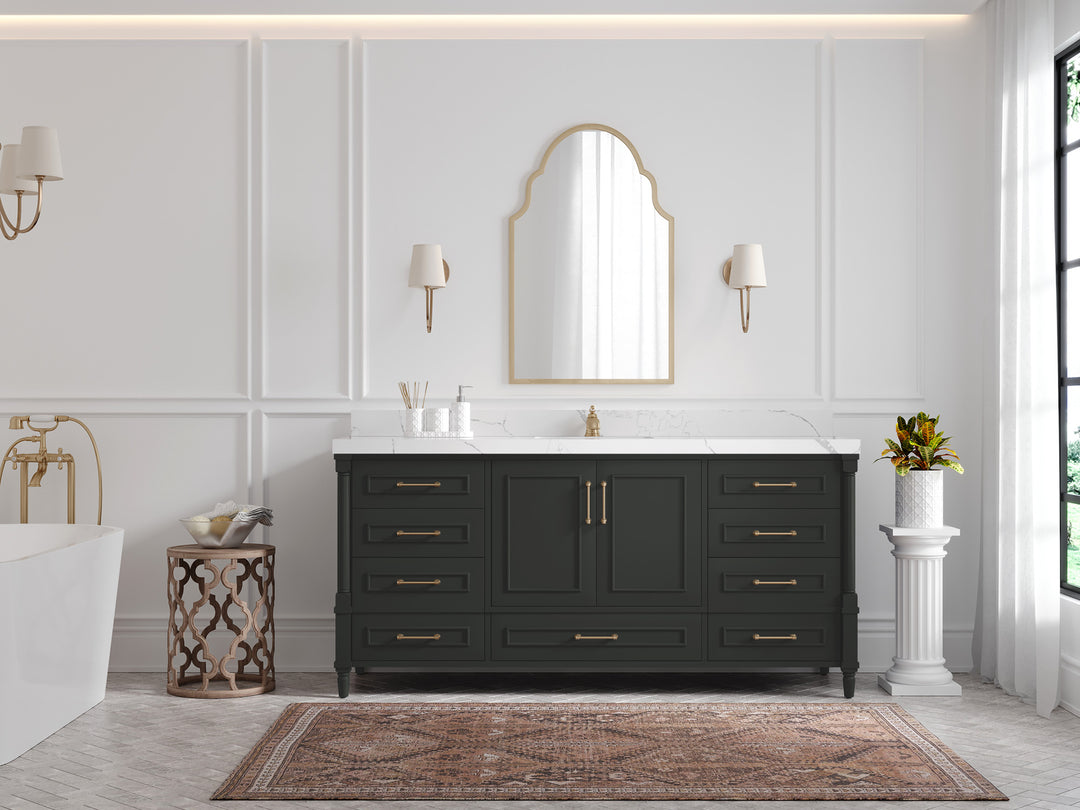 Aberdeen 72 in. W x 22 in. D Single Sink Bathroom Vanity