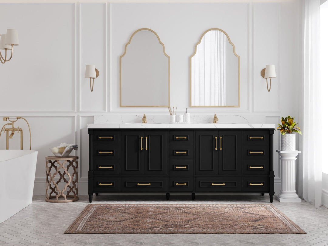 Aberdeen 84 in. W x 22 in. D Double Sink Bathroom Vanity