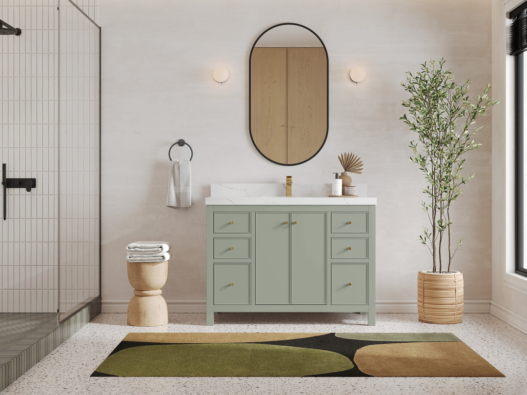 Chicago 48 in. W x 22 in. D Single Sink Bathroom Vanity