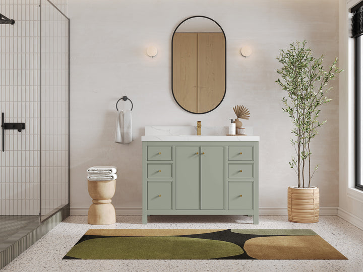 Chicago 48 in. W x 22 in. D Single Sink Bathroom Vanity - photo 4