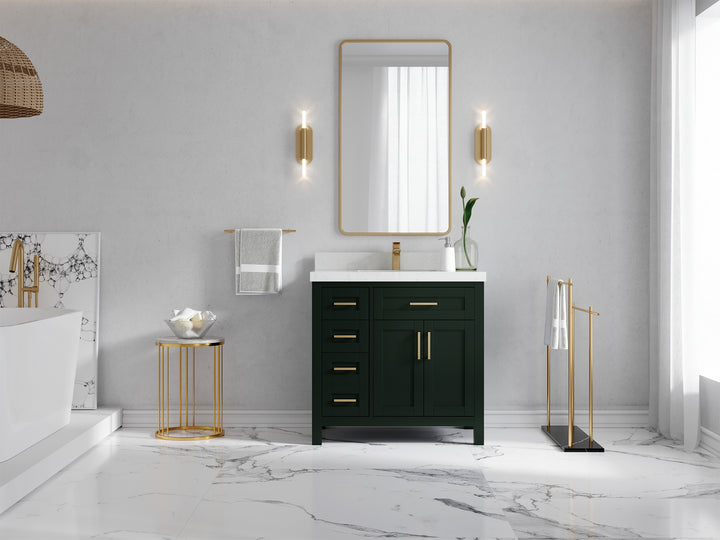 Cambridge 36 in. W x 22 in. D Single Center Sink Bathroom vanity - photo 4