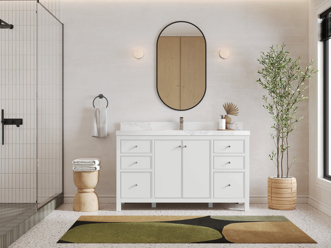 Chicago 60 in. W x 22 in. D Single Sink Bathroom Vanity