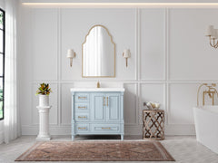 Aberdeen 36 in. W x 22 in. D Center Sink Bathroom vanity - photo 4
