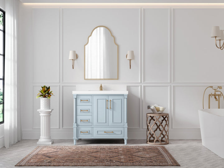 Aberdeen 36 in. W x 22 in. D Center Sink Bathroom vanity - photo 4