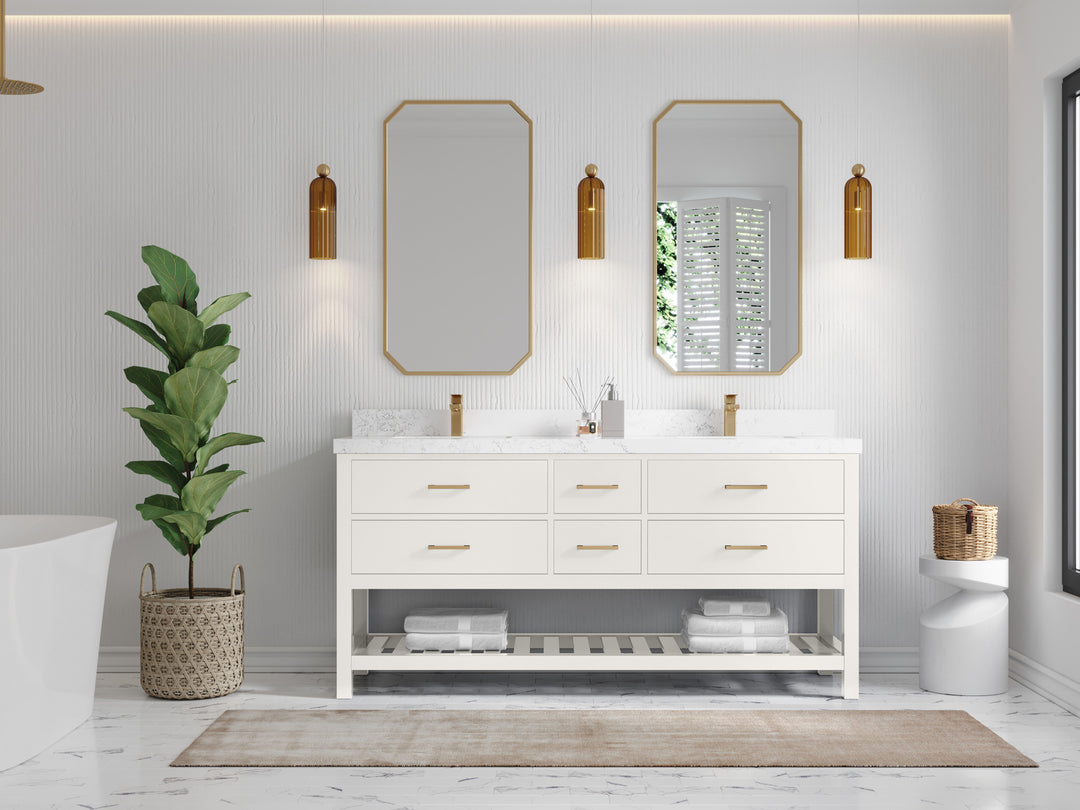 Parker 72 in. W x 22 in. D Double Sink Bathroom Vanity