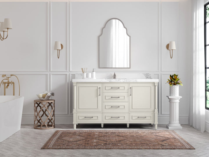 Aberdeen 60 in. W x 22 in. D Single Sink Bathroom Vanity - photo 4