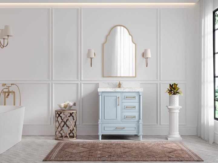 Aberdeen 30 in. W x 22 in. D Single Sink Bathroom Vanity - photo 4