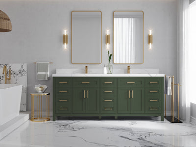 Cambridge 84 in. W x 22 in. D Double Sink Bathroom Vanity