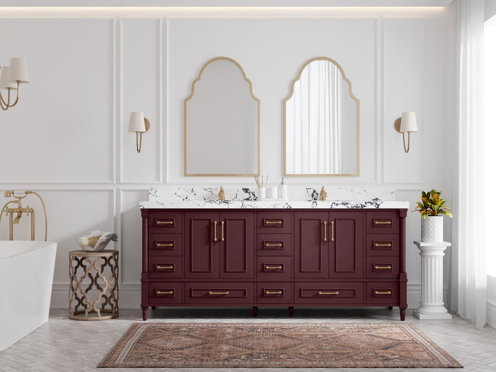 Aberdeen 80 in. W x 22 in. D Double Sink Bathroom Vanity - photo 4