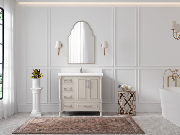 Aberdeen 36 in. W x 22 in. D Center Sink Bathroom vanity - photo 4