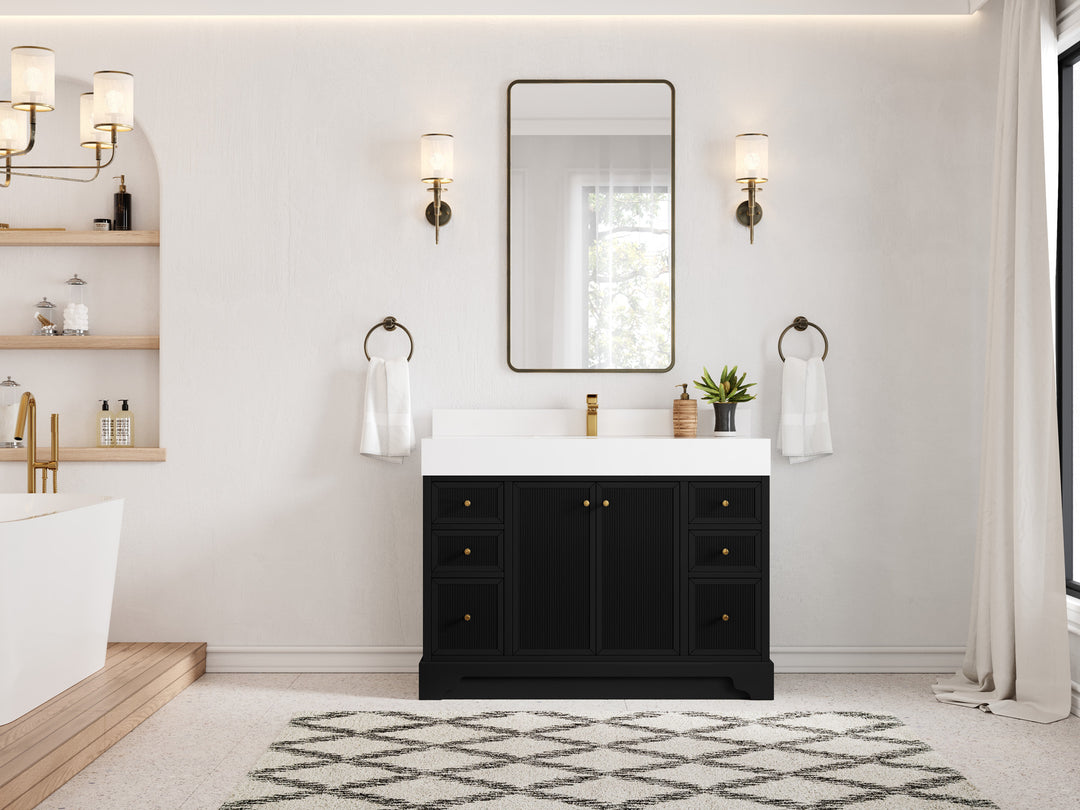 Manhattan 48 in. W x 22 in. D Single Sink Bathroom Vanity