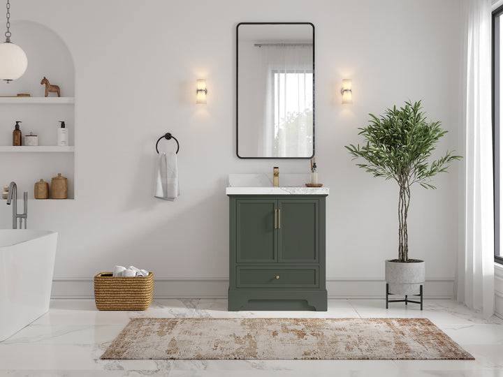 Alys 30 in. W x 22 in. D Single Sink Bathroom Vanity - photo 4