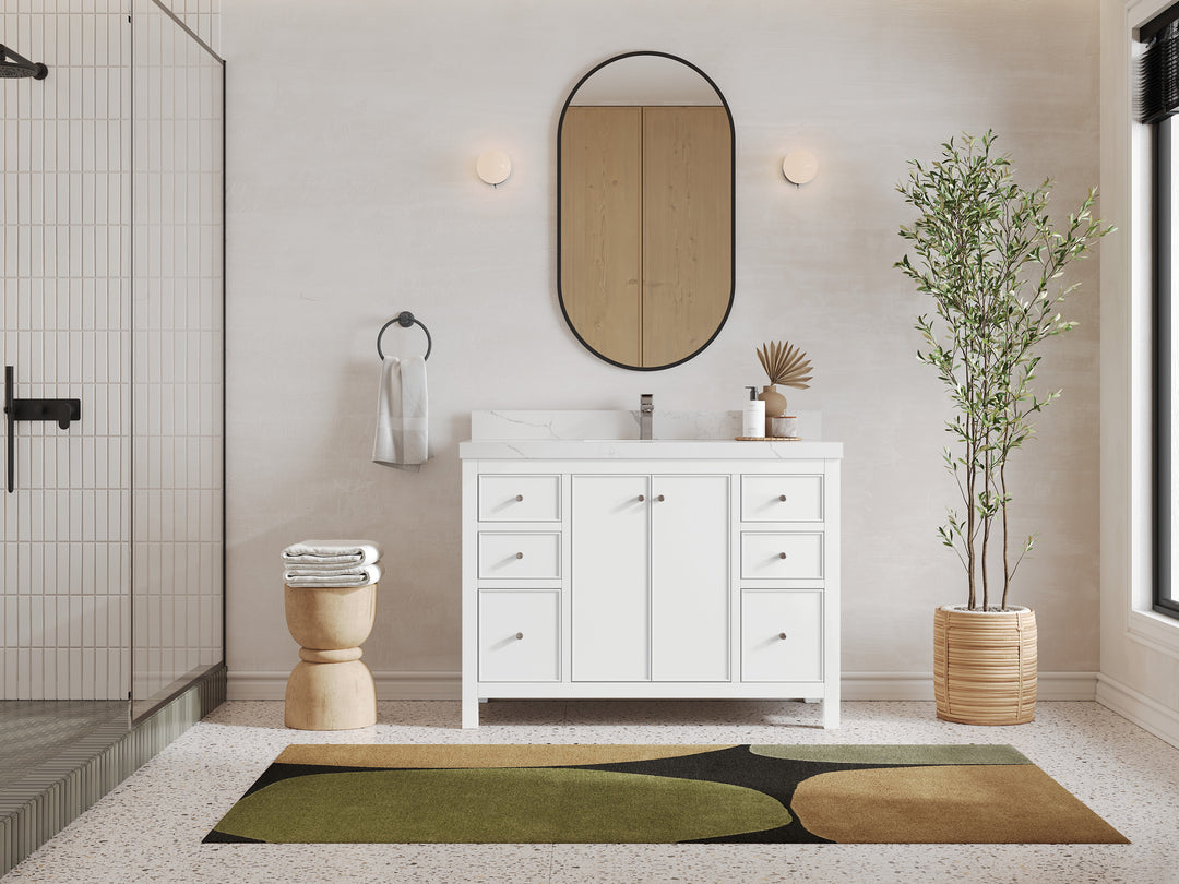 Chicago 48 in. W x 22 in. D Single Sink Bathroom Vanity