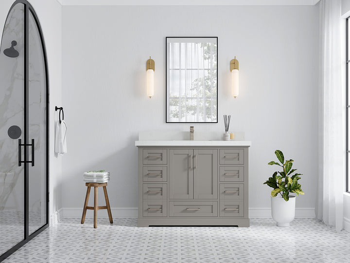 Boston 48 in. W x 22 in. D Single Sink Bathroom Vanity - photo 4
