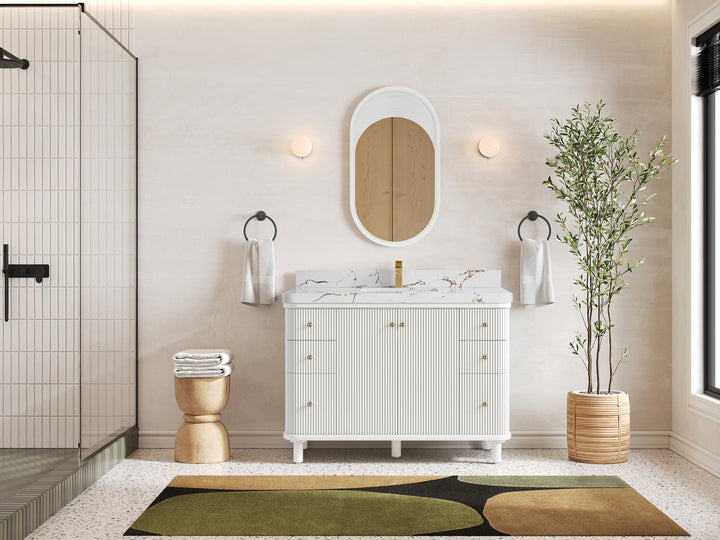 Miami 48 in. W x 22 in. D Single Sink Bathroom Vanity - photo 4