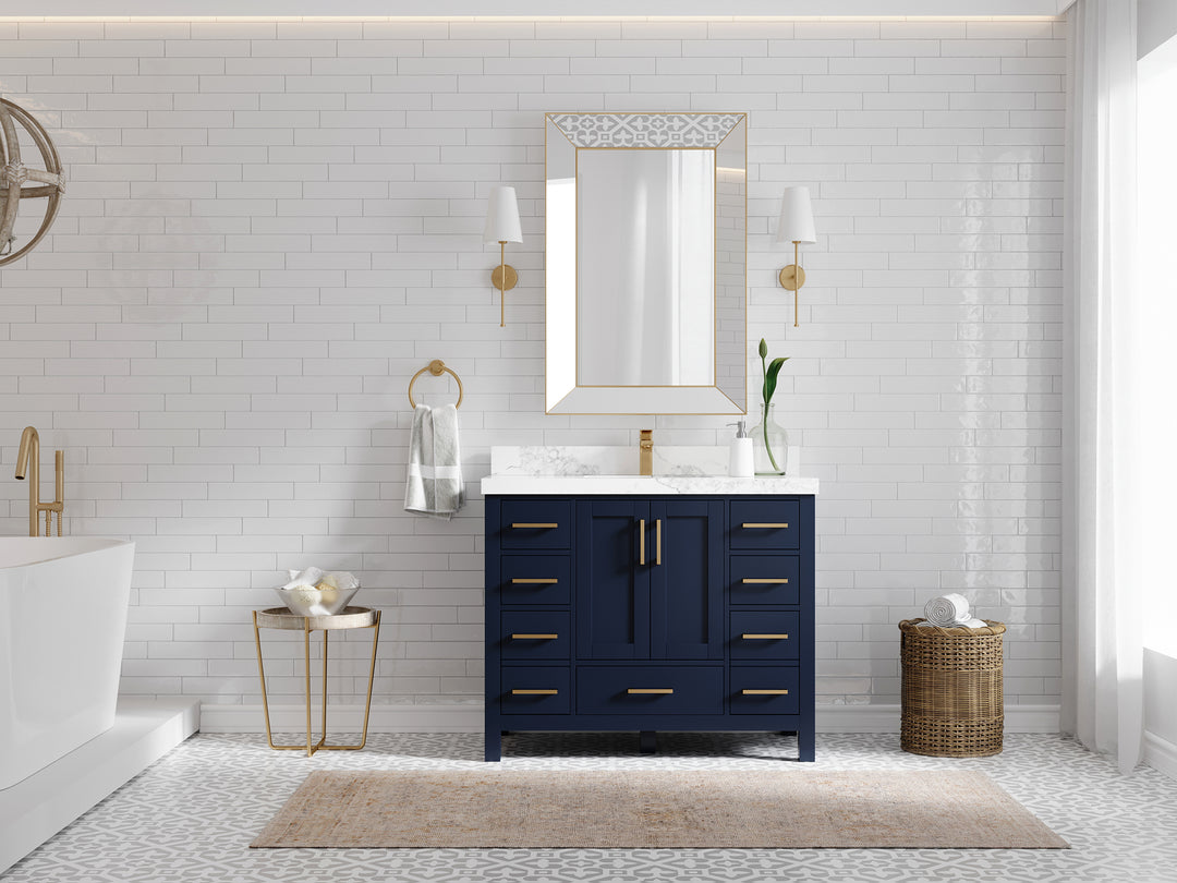 Malibu 42 in. W x 22 in. D Single Sink Bathroom Vanity