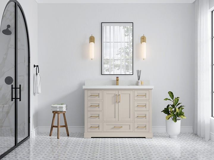 Boston 48 in. W x 22 in. D Single Sink Bathroom Vanity - photo 4