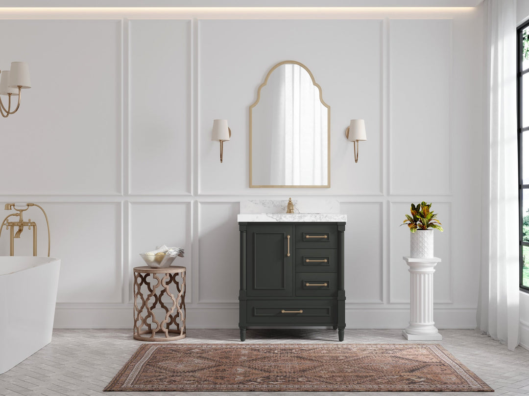 Aberdeen 30 in. W x 22 in. D Single Sink Bathroom Vanity