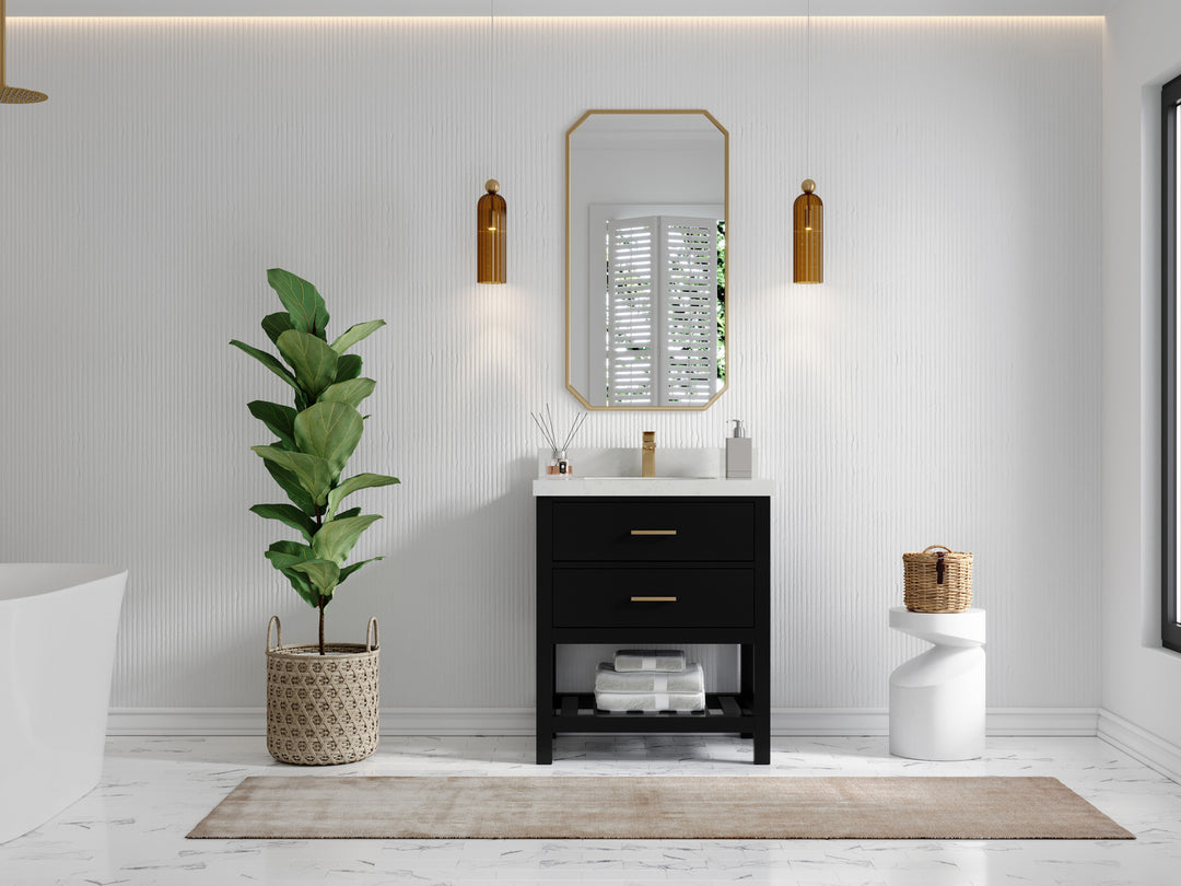 Parker 30 in. W x 22 in. D Single Sink Bathroom Vanity