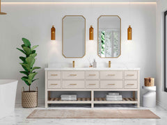 Parker 84 in. W x 22 in. D Double Sink Bathroom Vanity - photo 4