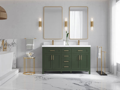 Cambridge 60 in. W x 22 in. D Double Sink Bathroom Vanity