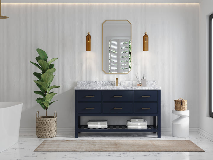 Parker 60 in. W x 22 in. D Single Sink Bathroom Vanity - photo 4