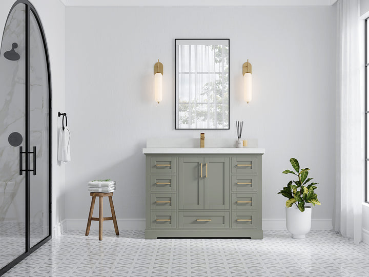 Boston 48 in. W x 22 in. D Single Sink Bathroom Vanity - photo 4