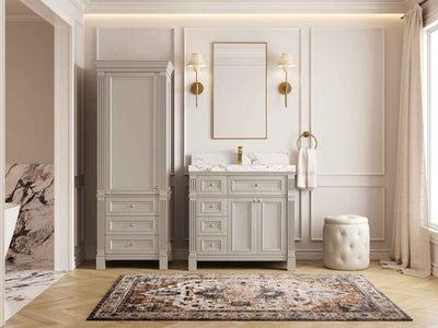 Paris 36 in. W x 22 in. D Center Sink Bathroom Vanity