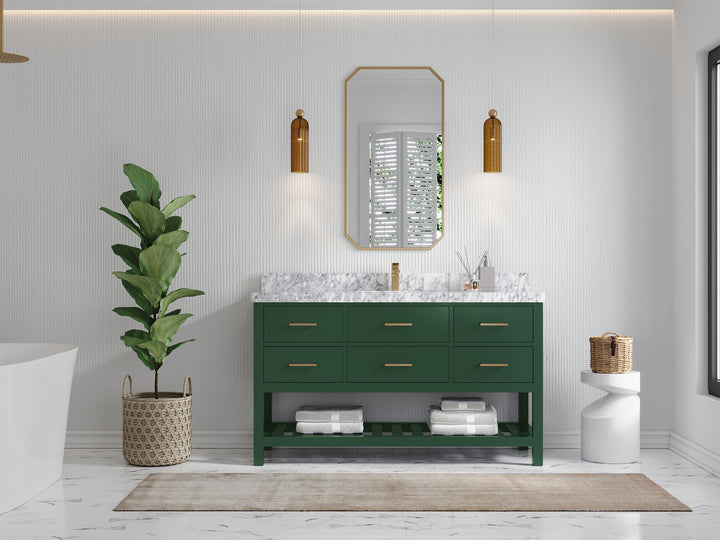 Parker 60 in. W x 22 in. D Single Sink Bathroom Vanity - photo 4