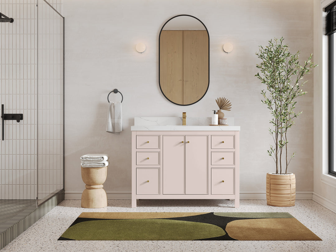 Chicago 48 in. W x 22 in. D Single Sink Bathroom Vanity