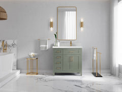 Cambridge 36 in. W x 22 in. D Right Offset Sink Bathroom Vanity - photo 4