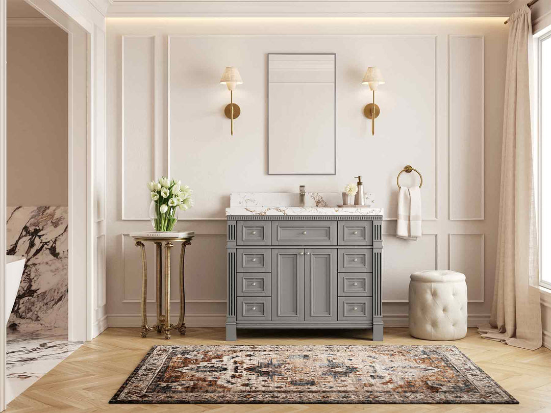Paris 42 in. W x 22 in. D Single Sink Bathroom Vanity