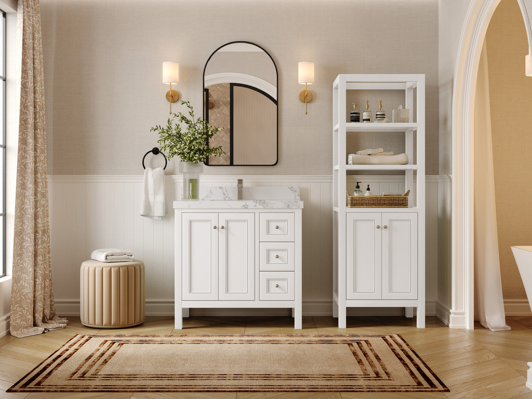 Nashville 36 in. W x 22 in. D Center Sink Bathroom Vanity