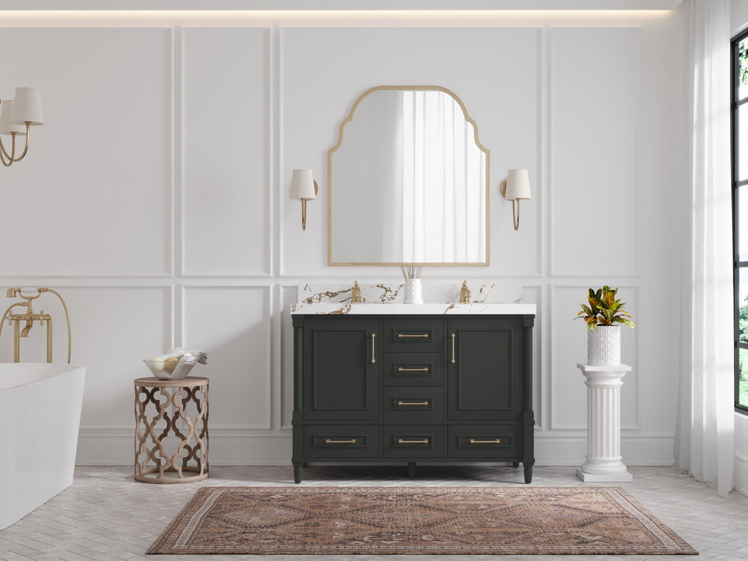 Aberdeen 48 in. W x 22 in. D Double Sink Bathroom Vanity