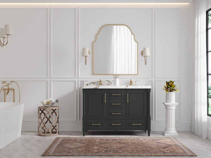 Aberdeen 48 in. W x 22 in. D Double Sink Bathroom Vanity - photo 4