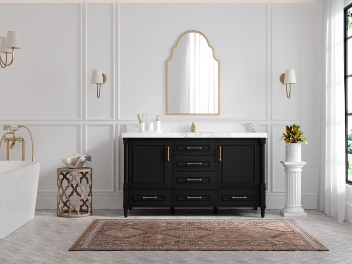 Aberdeen 60 in. W x 22 in. D Single Sink Bathroom Vanity - photo 4