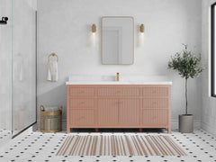 Sonoma 72 in W x 22 in D Free Standing Reeded Single Sink Bathroom Vanity - photo 4