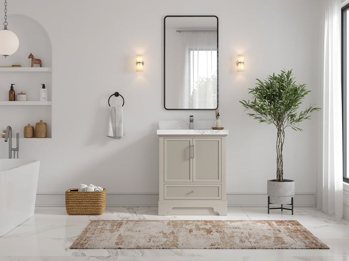 Alys 30 in. W x 22 in. D Single Sink Bathroom Vanity - photo 4