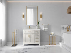 Cambridge 36 in. W x 22 in. D Left Offset Sink Bathroom Vanity - photo 4